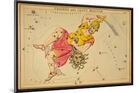 Perseus and Caput Medusae Constellations, 1825-Science Source-Mounted Giclee Print