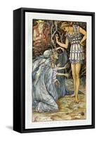 Perseus and the Graia / Graeae-Walter Crane-Framed Stretched Canvas