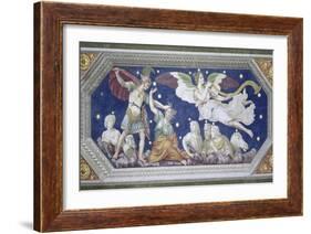 Perseus and the Medusa, Ceiling Decoration from the "Sala Di Galatea," 1511-12-Baldassare Peruzzi-Framed Giclee Print