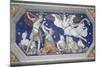 Perseus and the Medusa, Ceiling Decoration from the "Sala Di Galatea," 1511-12-Baldassare Peruzzi-Mounted Giclee Print