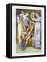 Perseus and the Nymphs-Walter Crane-Framed Stretched Canvas