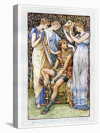 Perseus and the Nymphs-Walter Crane-Stretched Canvas