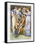 Perseus and the Nymphs-Walter Crane-Framed Stretched Canvas