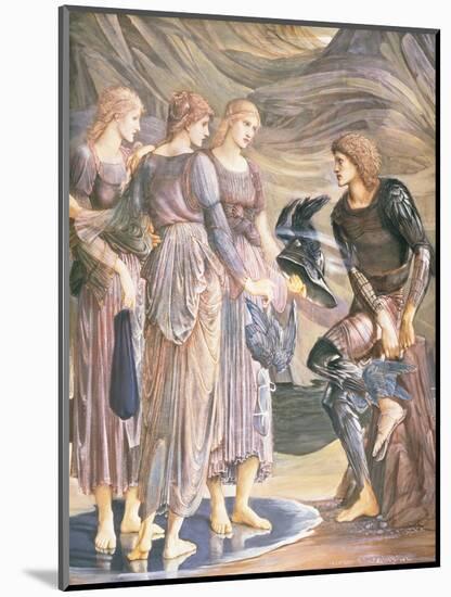 Perseus and the Sea Nymphs, C.1876-Edward Burne-Jones-Mounted Giclee Print