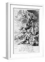 Perseus Cuts Off Medusa's Head, 1655-Michel de Marolles-Framed Giclee Print