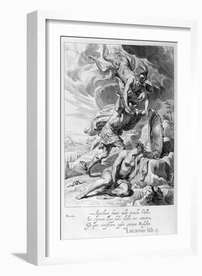 Perseus Cuts Off Medusa's Head, 1655-Michel de Marolles-Framed Giclee Print