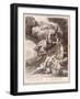 Perseus Cuts Off Medusa's Head, 1731 (Engraving)-Bernard Picart-Framed Giclee Print