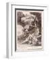 Perseus Cuts Off Medusa's Head, 1731 (Engraving)-Bernard Picart-Framed Giclee Print