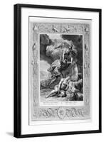 Perseus Cuts Off Medusa's Head, 1733-Bernard Picart-Framed Giclee Print