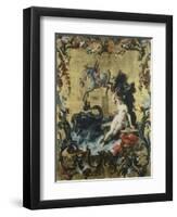 Perseus Freeing Andromeda from the Sea Monster-Filippo Falciatore-Framed Giclee Print