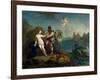 Perseus Freeing Andromeda, Late 1730s-Jacopo Amigoni-Framed Giclee Print