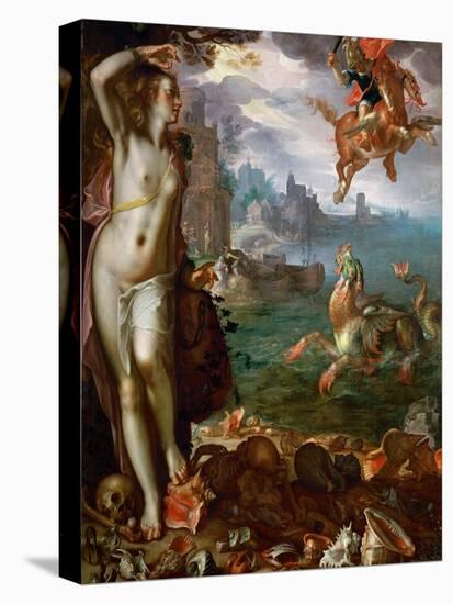 Perseus Freeing Andromeda-Joachim Wtewael-Stretched Canvas