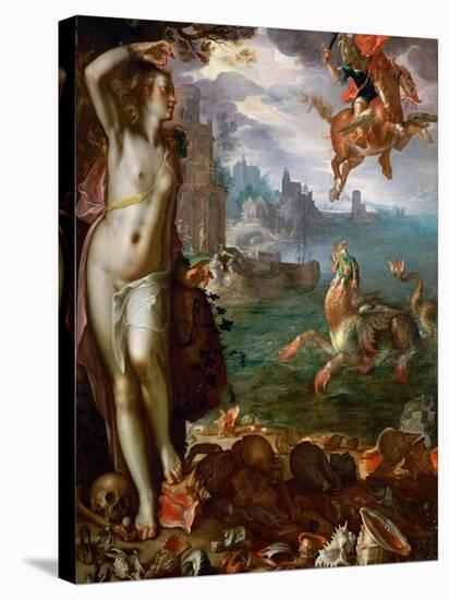 Perseus Freeing Andromeda-Joachim Wtewael-Stretched Canvas