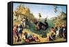 Perseus Frees Andromeda-Piero di Cosimo-Framed Stretched Canvas