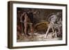 Perseus Holding Up Head of the Gorgon Medusa, from Loves of the Gods Frescos-Annibale Carracci-Framed Giclee Print