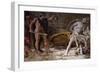 Perseus Holding Up Head of the Gorgon Medusa, from Loves of the Gods Frescos-Annibale Carracci-Framed Giclee Print