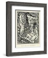 Perseus in the Garden of the Hesperides-Henry Justice Ford-Framed Art Print
