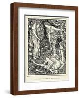 Perseus in the Garden of the Hesperides-Henry Justice Ford-Framed Art Print