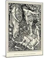 Perseus in the Garden of the Hesperides-Henry Justice Ford-Mounted Art Print