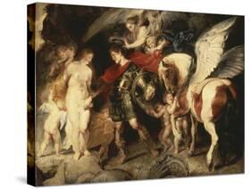 Perseus Liberating Andromeda-Peter Paul Rubens-Stretched Canvas