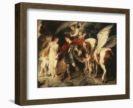 Perseus Liberating Andromeda-Peter Paul Rubens-Framed Giclee Print