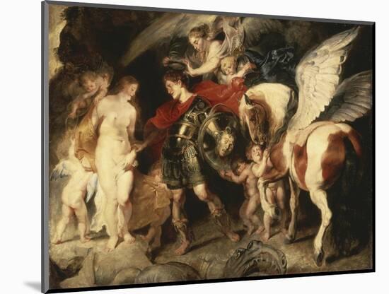 Perseus Liberating Andromeda-Peter Paul Rubens-Mounted Giclee Print