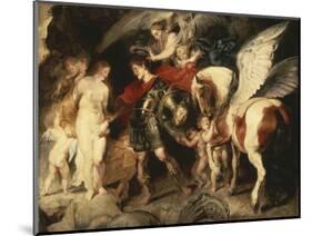 Perseus Liberating Andromeda-Peter Paul Rubens-Mounted Giclee Print