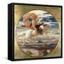 Perseus on Pegasus Hastening to the Rescue of Andromeda-Frederick Leighton-Framed Stretched Canvas