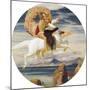 Perseus On Pegasus With the Head of Medusa-Frederick Leighton-Mounted Art Print