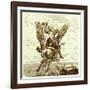 Perseus on the Winged Horse Pegasus, with Medusa's Head-English-Framed Giclee Print