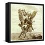 Perseus on the Winged Horse Pegasus, with Medusa's Head-English-Framed Stretched Canvas