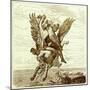 Perseus on the Winged Horse Pegasus, with Medusa's Head-English-Mounted Giclee Print