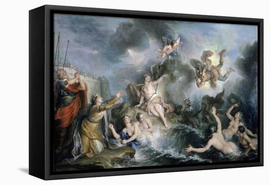 Perseus Rescues Andromeda-Charles Antoine Coypel-Framed Stretched Canvas