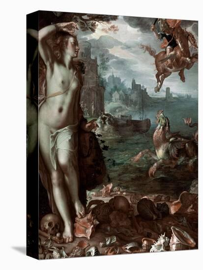 Perseus Rescuing Andromeda, 1611-Joachim Wtewael-Stretched Canvas