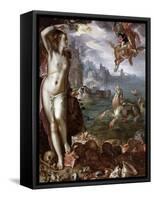 Perseus Rescuing Andromeda, 1611-Joachim Wtewael Or Utewael-Framed Stretched Canvas