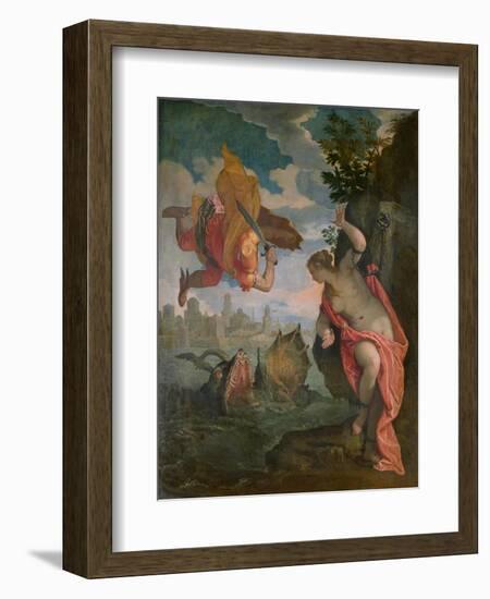 Perseus Rescuing Andromeda-Paolo Veronese-Framed Giclee Print