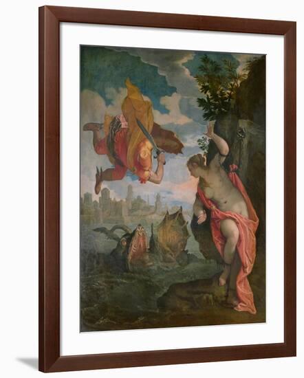 Perseus Rescuing Andromeda-Paolo Veronese-Framed Giclee Print