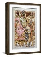 Perseus Showing the Gorgon's Head, 'The Greek Mythological Legend', Published in London, 1910-Walter Crane-Framed Giclee Print