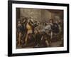 Perseus Turning Phineas and His Followers to Stone, Early 1680S-Luca Giordano-Framed Giclee Print