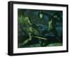Perseus Turns Phineus to Stone by Brandishing the Head of Medusa, 1908-Franz von Stuck-Framed Giclee Print