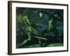 Perseus Turns Phineus to Stone by Brandishing the Head of Medusa, 1908-Franz von Stuck-Framed Giclee Print