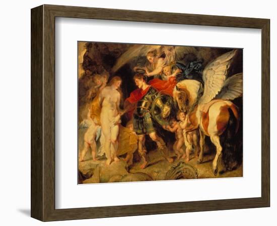 Perseus Und Andromeda, 1620/1621-Peter Paul Rubens-Framed Giclee Print