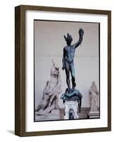 Perseus with the Head of Medusa, 1545-54-Benvenuto Cellini-Framed Giclee Print