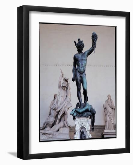 Perseus with the Head of Medusa, 1545-54-Benvenuto Cellini-Framed Giclee Print