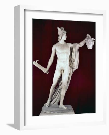 Perseus with the Head of Medusa, c.1806-08-Antonio Canova-Framed Giclee Print