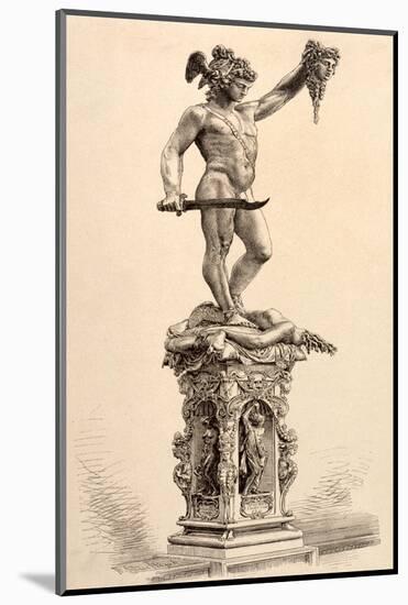 Perseus-Benvenuto Cellini-Mounted Photographic Print