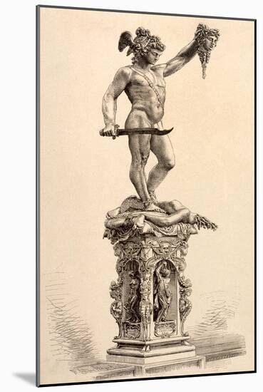 Perseus-Benvenuto Cellini-Mounted Photographic Print