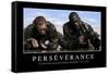 Persévérance: Citation Et Affiche D'Inspiration Et Motivation-null-Framed Stretched Canvas