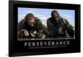 Persévérance: Citation Et Affiche D'Inspiration Et Motivation-null-Framed Photographic Print