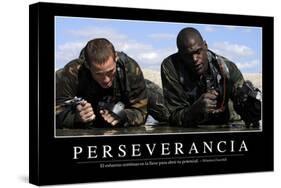 Perseverancia. Cita Inspiradora Y Póster Motivacional-null-Stretched Canvas